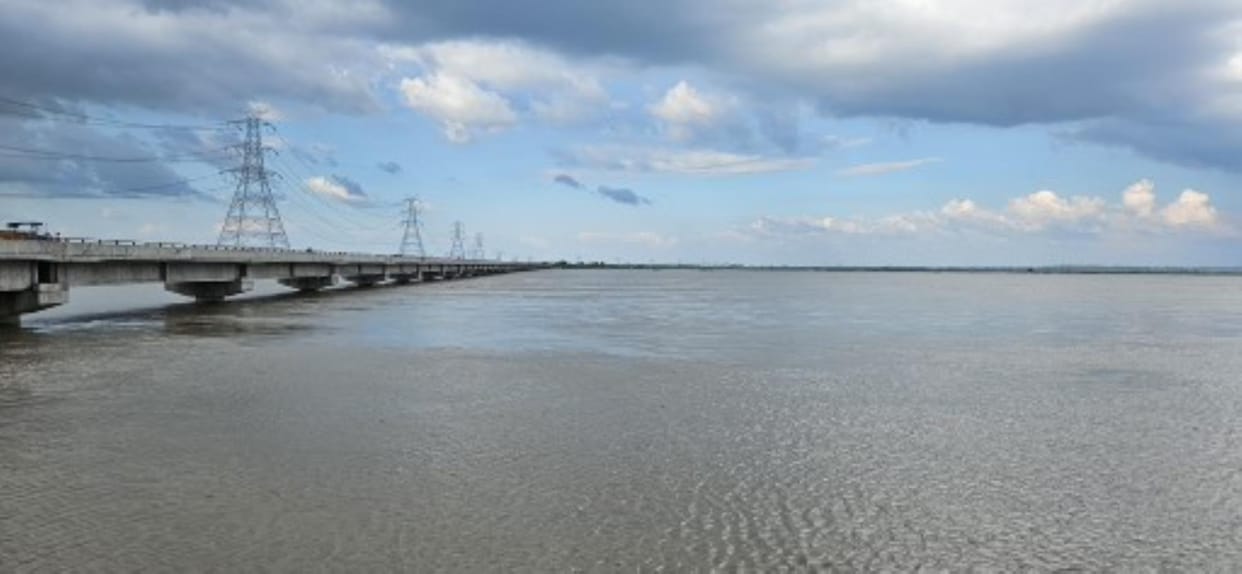 Ganga river close to danger mark in Sankara