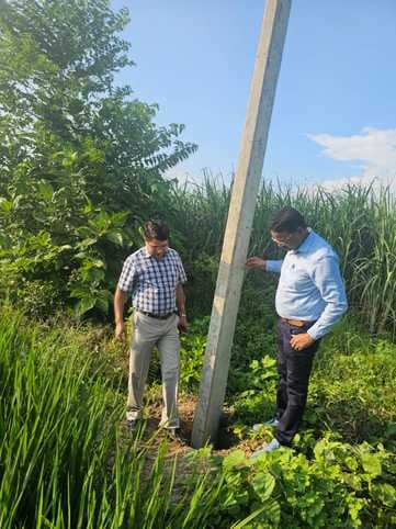 Contractors were instructed to complete the line construction work soon
