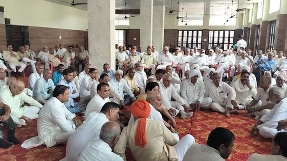 The meeting regarding the unanimous decision on the post of head of Jat Dharamshala failedThe meeting regarding the unanimous decision on the post of head of Jat Dharamshala failed