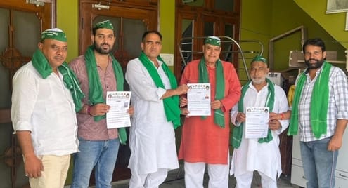 Naresh Pal became the national spokesperson of Bhakiyu Sangharsh Morcha