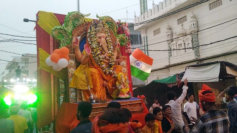 Ganesh idols immersed in Ugapur canal amid tight security