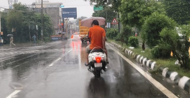 The heat made us miserable, the rain brought relief