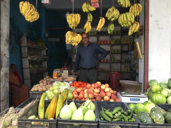 Vegetables and fruits have to be ordered by paying double the fare