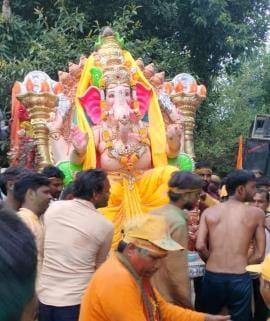 There was a lot of enthusiasm for the immersion processions of Lord Ganesha idol