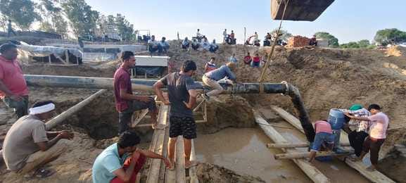 The pipeline laid at a cost of 10 crores will help in dealing with the problem of beans