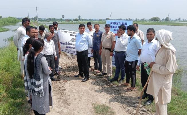 CJM distributed food items to villagers in village Dhanana.