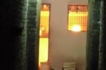 Gas cylinder caught fire, stampede ensued