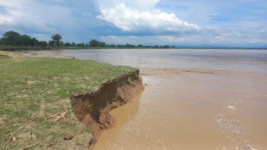 Erosion victims pleaded to save the village