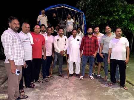 Villagers of Mod Khurd left for Punjab with relief material