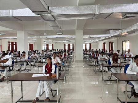 Psychology exam completed in medical college