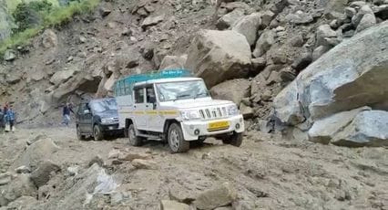 NH-5 restored in Nigulsari, people heaved a sigh of relief