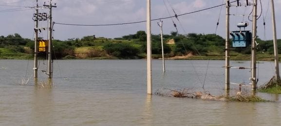 Flood came for the third time, 13 villages lost contact