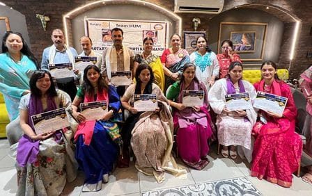 Rotary Club Mandi honoured 11 teachers with Nation Builder Award