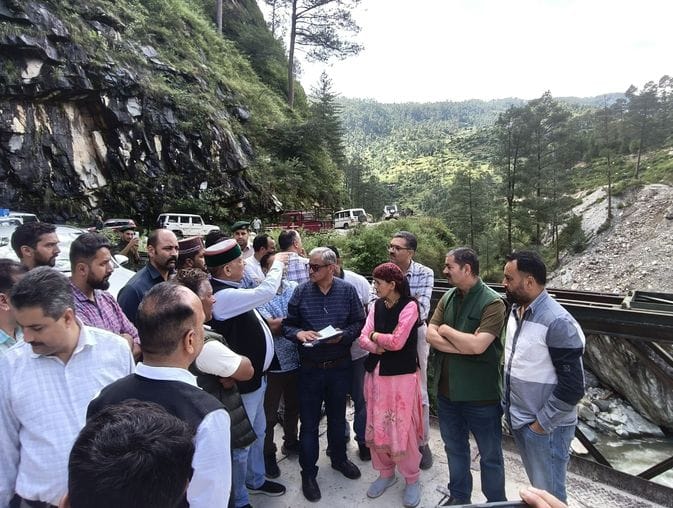 State Finance Commission Chairman Nand Lal visited the disaster affected areas