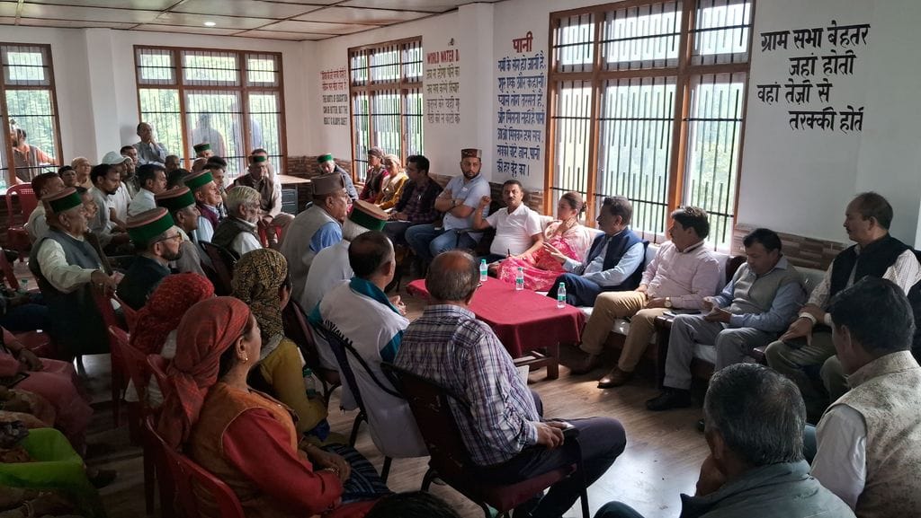 MLA Kuldeep visited the disaster affected areas
