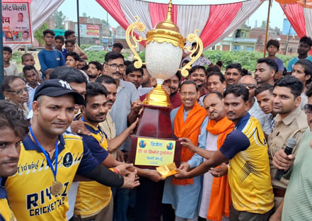Riyaz Club won the match by six wickets and captured the shield
