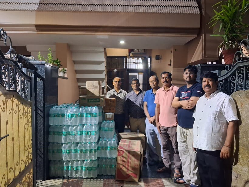 Food items sent to flood victims