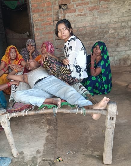 Soni had left her middle daughter Aparna at her maternal home...her life was saved