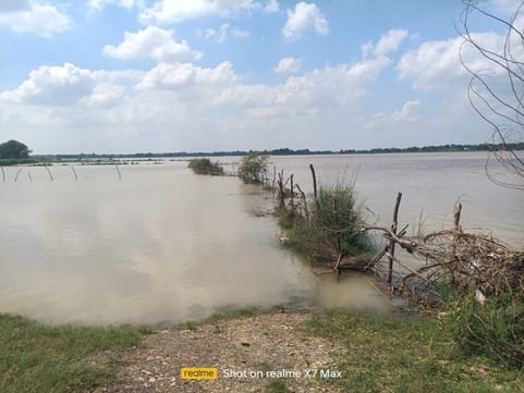 Water reached Etawah-Auraiya connecting road, many villages in the grip of flood