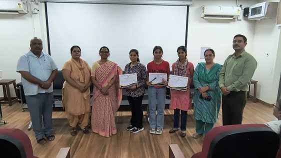 Lokesh, Harsh and Rudra Pratap's team came first in science quiz