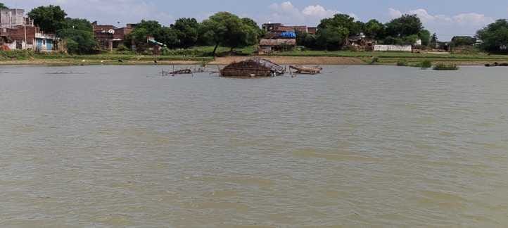 Water level reached close to the danger mark, power supply to 12 villages stopped