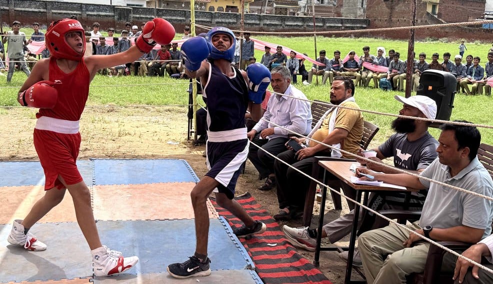 Neeraj and Lucky were the winners in the Under-19 boxing competition