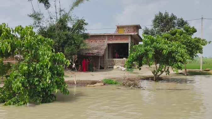The speed of Saryu stopped, erosion increased
