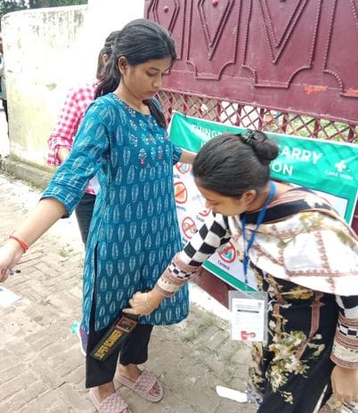 On the second day, 15,060 candidates appeared for PET, strictness was seen at the centers