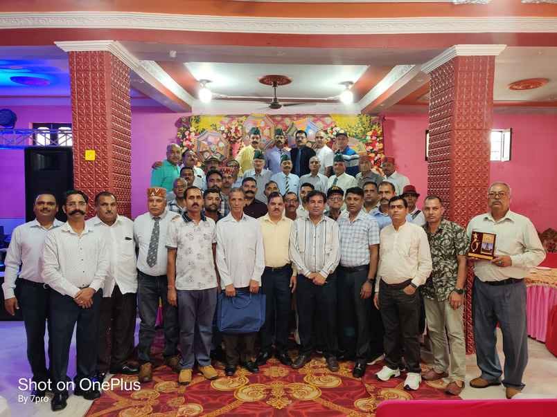 Veterans celebrated the Battle Honour with great pomp