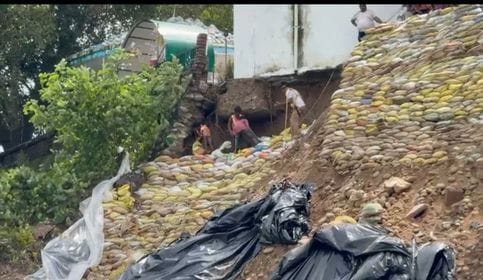 Work is going on to fill the cracks in the wall of Radha-Krishna temple: Bains