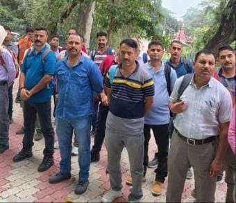 Ex-servicemen from Chamba gave interview for police constable recruitment