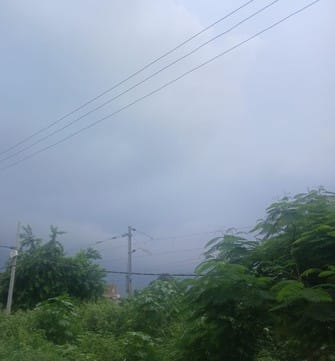 Sunshine in the morning, drizzle in the afternoon