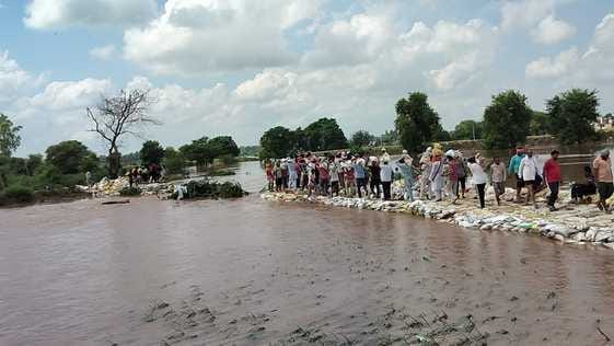 The Kachha Dam broke again in Panihari, it took 50 hours to fill it