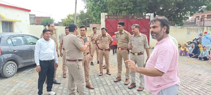 Ruckus for ration agency election in Nagla Order, police took control of the situation
