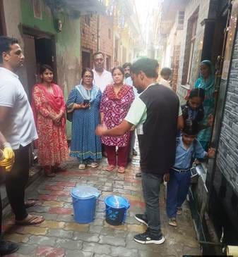 Sudden inspection of toilets, instructions to improve sanitation system