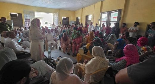 Invitation for rally given in Uchana Khurd and Mandi, Durjanpur