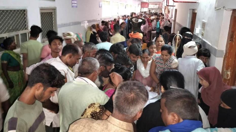 More patients came to the medical college, most were suffering from fever