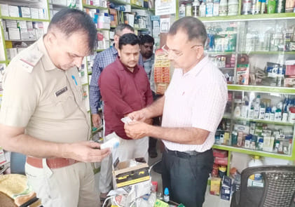 Investigation campaign conducted on medical stores in Bhattu Kalan