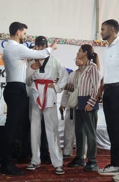Omkar wins gold in National Taekwondo Championship