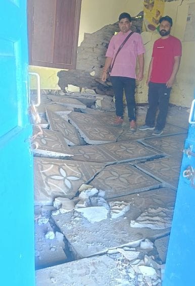 Villager opened his house, children of Baat School will study in temporary shelter