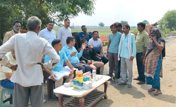 150 animals were examined in the Yamuna affected area