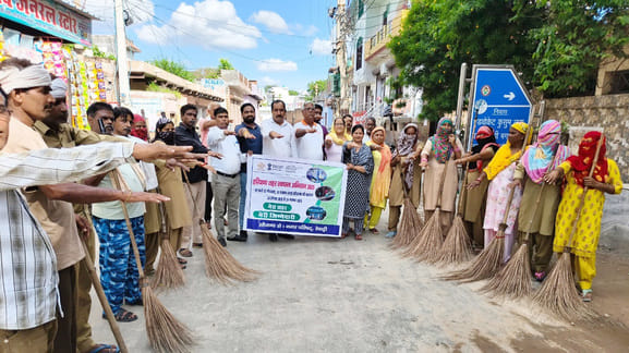 Cleanliness drive conducted in ward no. 30