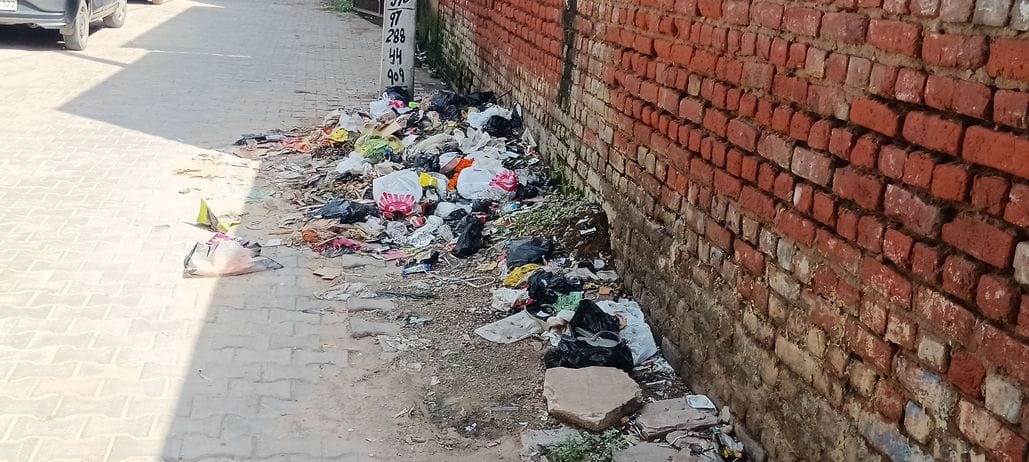 Piles of garbage in the city's localities are exposing the cleanliness campaign