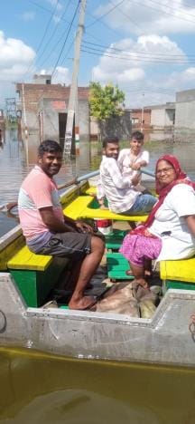 They left their homes...to save their lives, the people of Ramgarh colony took the safe path