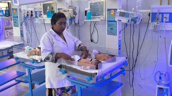 Situation: 53 children being treated on 32 beds