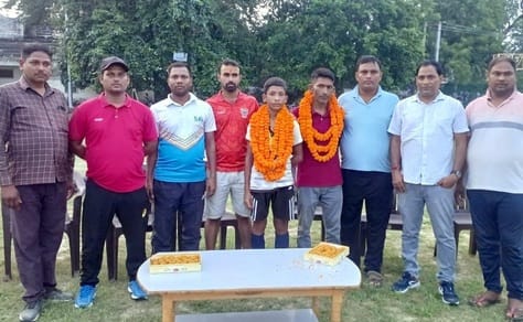 Bhudki's Karan got admission in Saifai Sports College