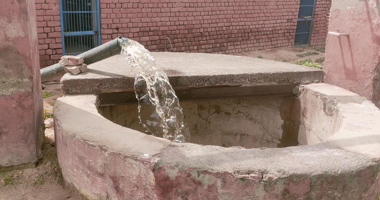Boring tube wells got a new lease of life due to 500 mm rain during monsoon