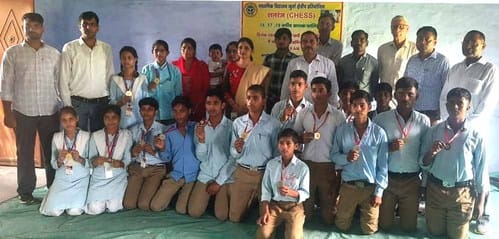 Kisan Inter College was the winner in chess