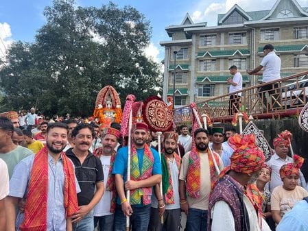 Crowd gathered in Mata Tripuri Bhairava fair