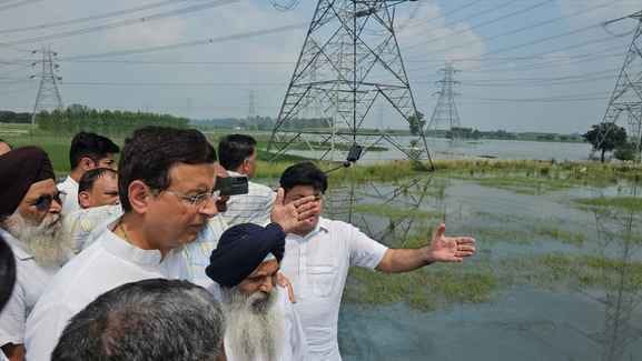 Government's negligence has drowned the entire Haryana: Randeep Surjewala